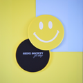 Happy face sliding disks for exercise