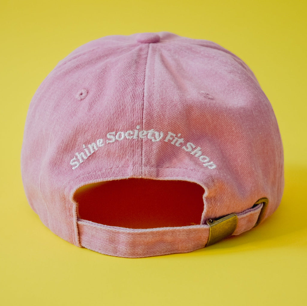 pink dad hat adjustable