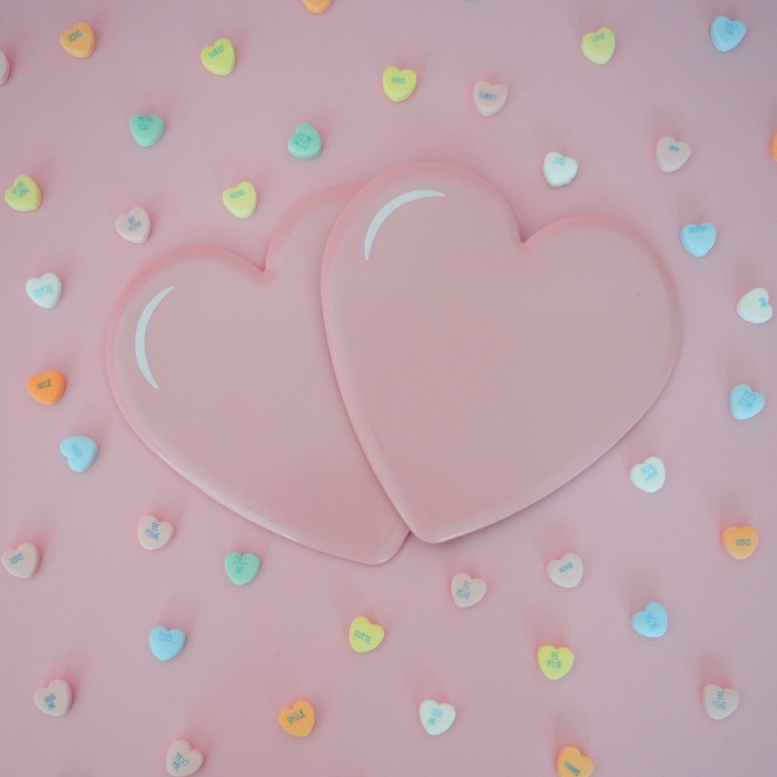 heart shaped sliding discs light pink workout gear